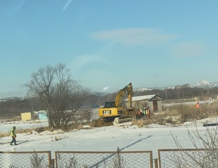 Новый водопровод строят в Дальнем Новый водопровод строят в Дальнем