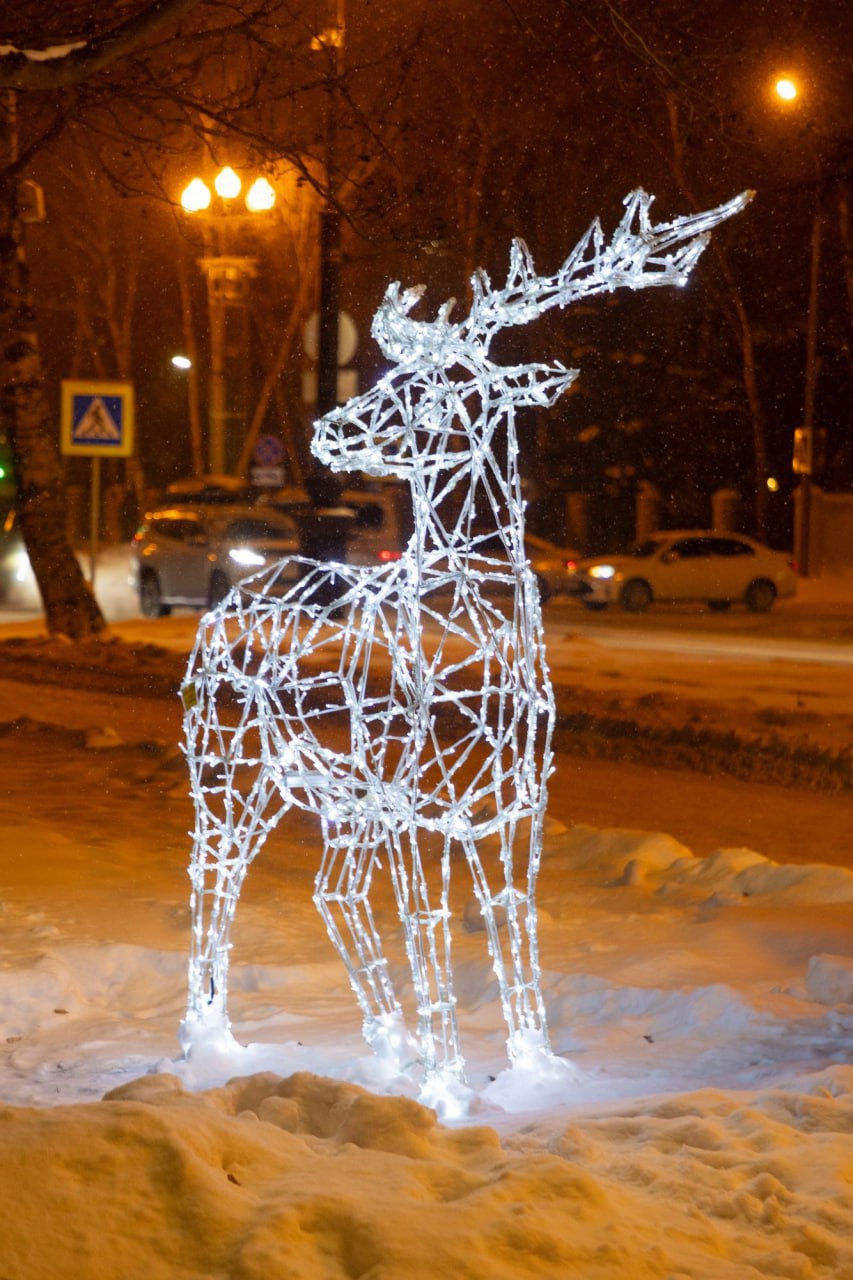 Новогодний Южный — фоторепортаж с улиц города Новогодний Южный — фоторепортаж с улиц города