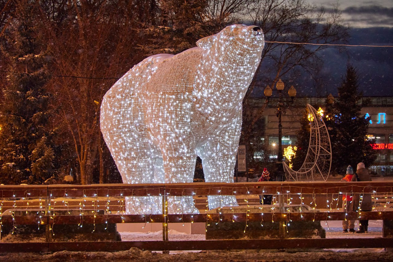 Новогодний Южный — фоторепортаж с улиц города Новогодний Южный — фоторепортаж с улиц города