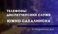 Сергей Надсадин: Напомню, что диспетчерские службы на новогодних каникулах будут работать в круглосуточном режиме