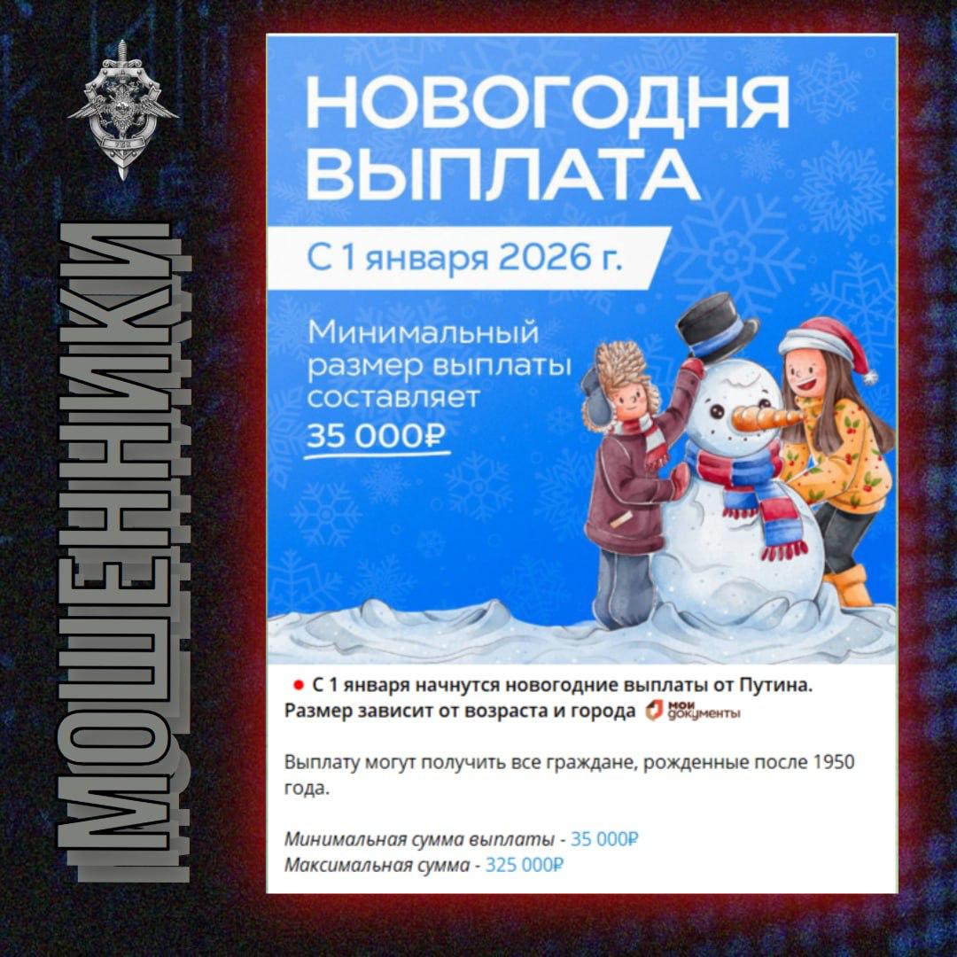 МВД: мошенники рассылают сообщения о новогодних выплатах для россиян