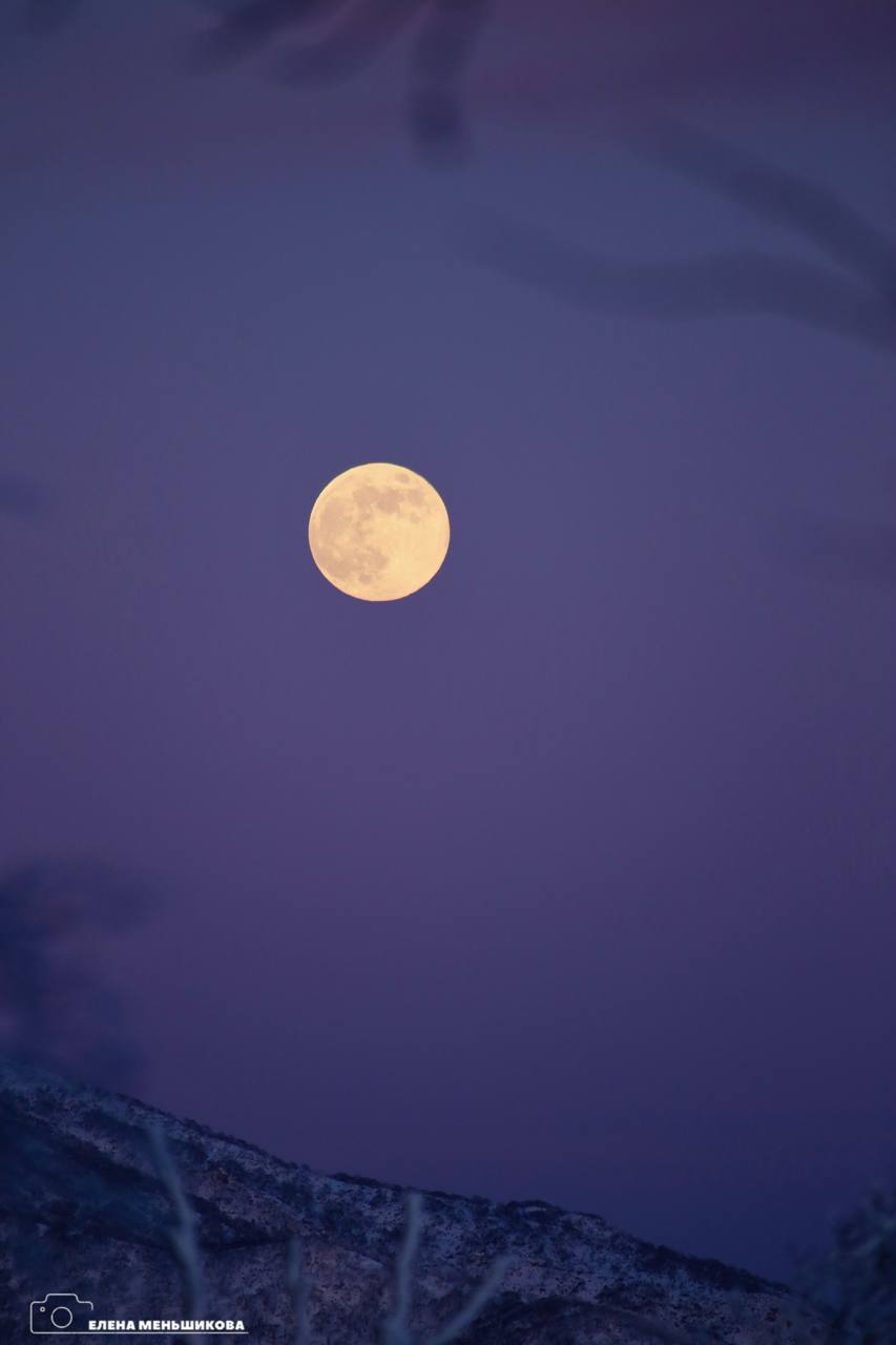 Волчья Луна взошла над Сахалином Волчья Луна взошла над Сахалином