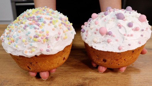 Необычный способ приготовления пасхального кулича без дрожжей