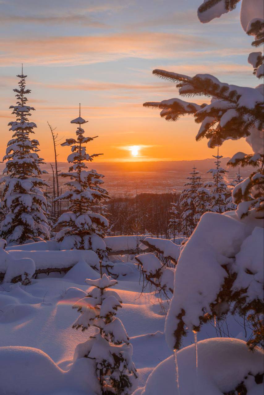 Сахалинская зимняя сказка на горе Тургенева Сахалинская зимняя сказка на горе Тургенева