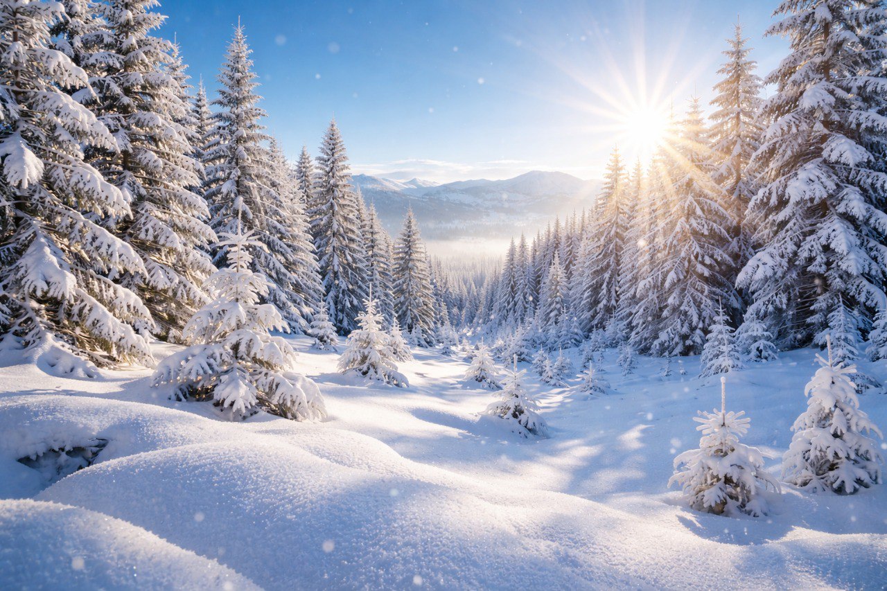 Рождество с морозами и снегом: прогноз погоды в Сахалинской области на 7 января