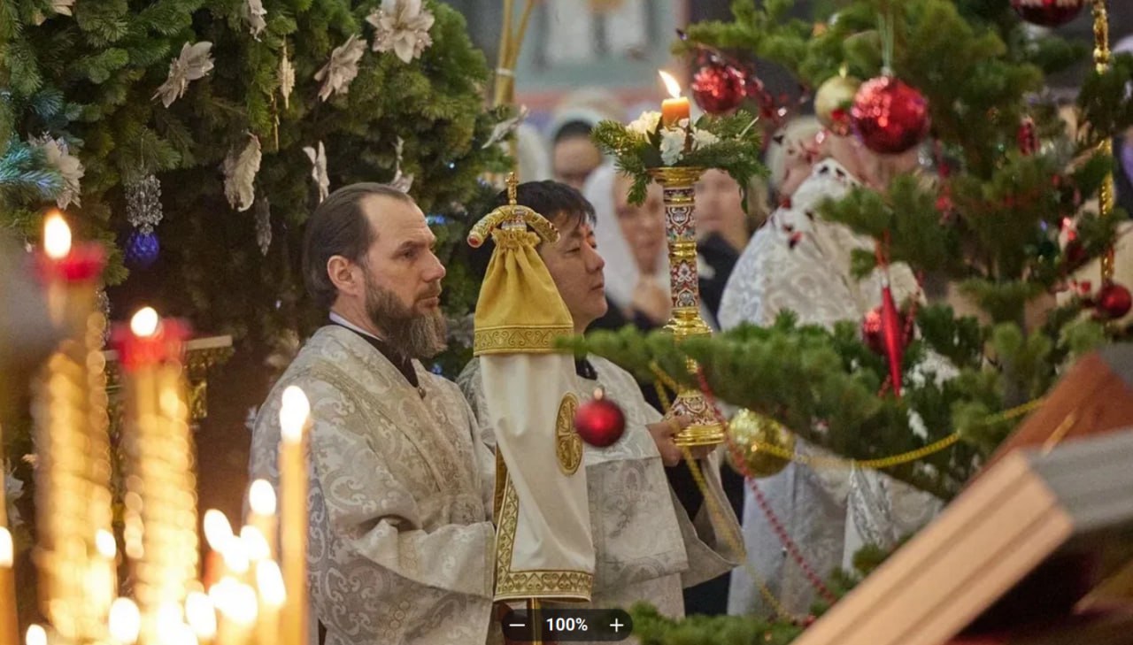 Сахалинская область встретила Рождество праздничными богослужениями