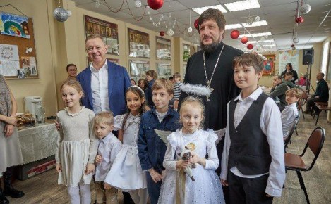 В воскресной школе Южно-Сахалинска прошло рождественское чаепитие