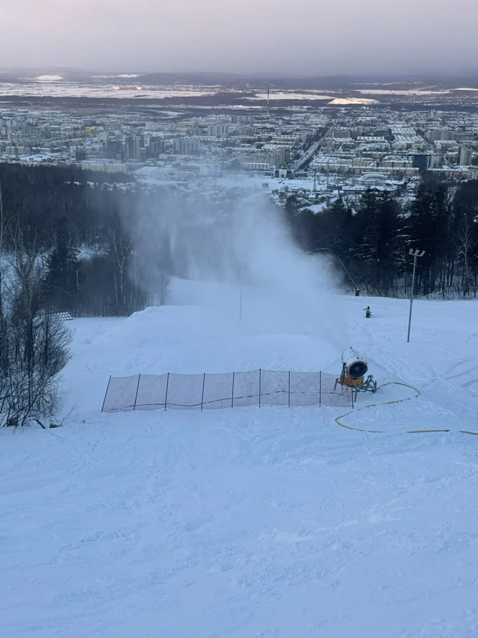 Новый сноупарк с трамплинами появится на "Горном воздухе"