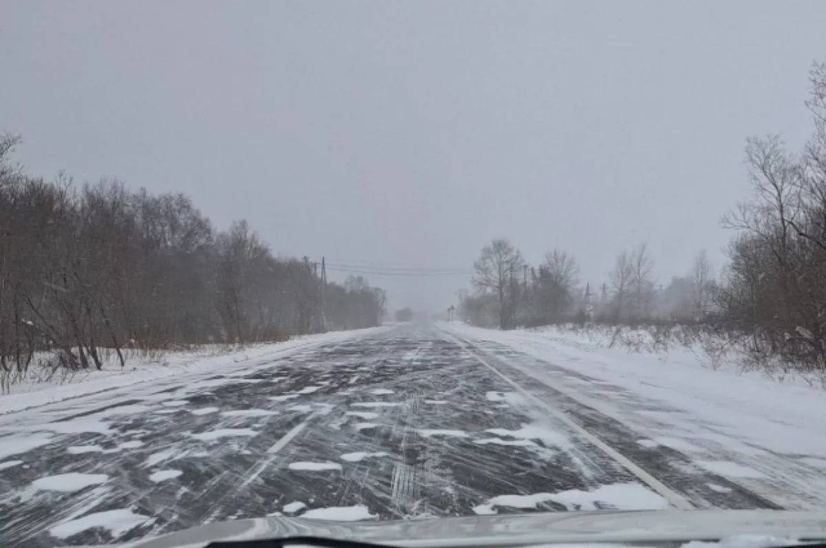 В Сахалинской области введены ограничения движения транспорта