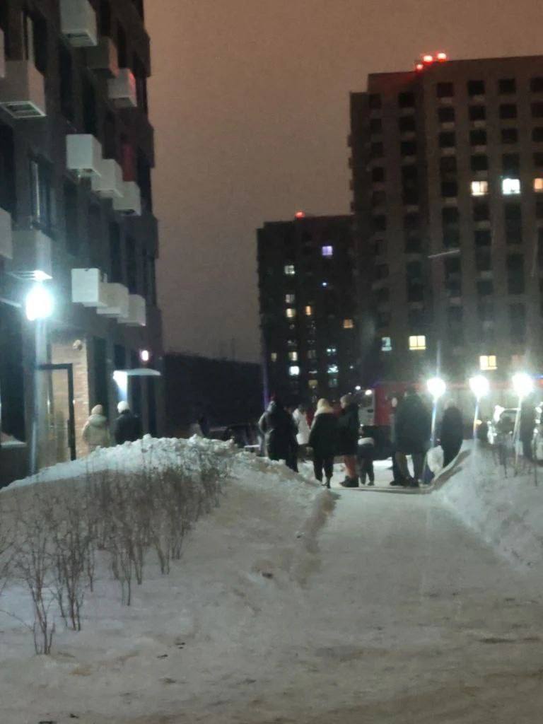 Пожарная сигнализация сработала в одном из корпусов ЖК «Уюн»