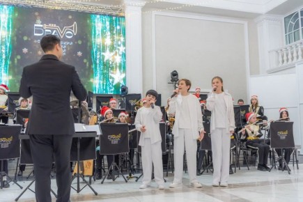 Сергей Надсадин: На фото гордость нашего города – детский духовой оркестр «Браво»!