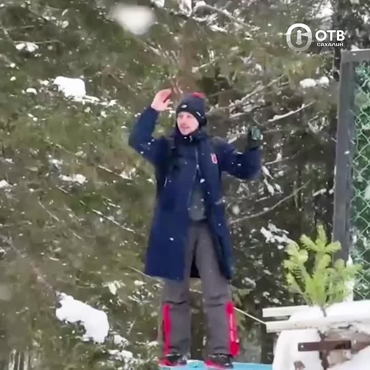 Островная сборная впервые победила на Всероссийских детских соревнованиях по прыжкам на лыжах с трамплинов