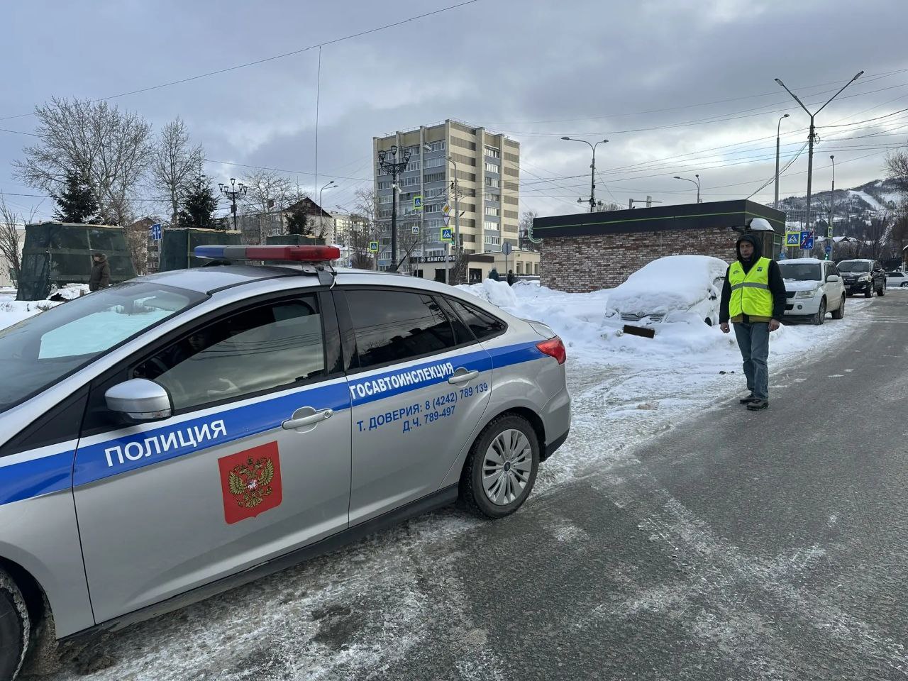 Сегодня Департаментом общественной безопасности и контроля был организован еще один профилактический рейд совместно с экипажем ДПС городского отдела Госавтоинспекции
