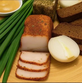 Сухой способ засолки сала