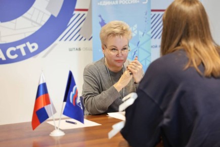 В Штабе общественной поддержки провела личный прием граждан Елена Касьянова