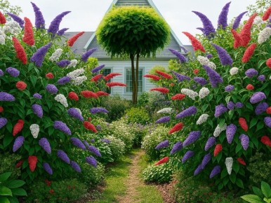 Буддлея: магия цветов на жаре и удовольствие для бабочек