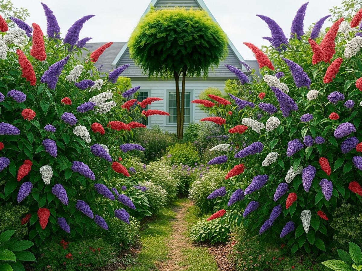 Буддлея: магия цветов на жаре и удовольствие для бабочек