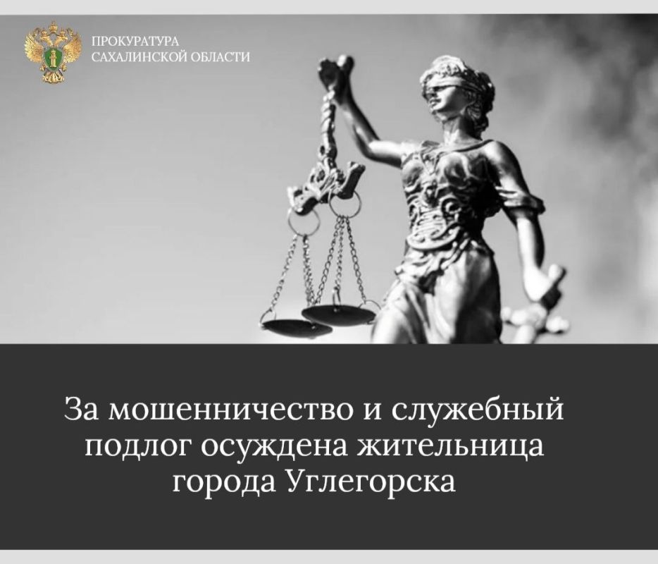 Углегорским городским судом 06 февраля 2026 года постановлен обвинительный приговор в отношении 53-летней местной жительницы