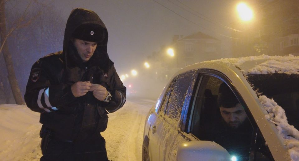 Корреспондент газеты «Советского Сахалина» провела ночь в рейде ДПС