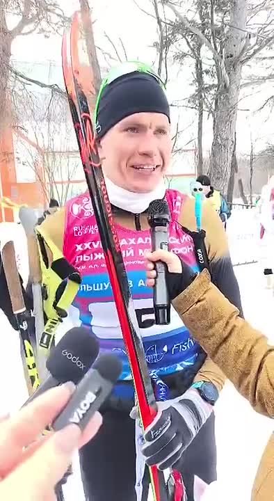 Победителем среди мужчин на дистанции в 30 километров XXVII Международного сахалинского лыжного марафона стал Александр Большунов