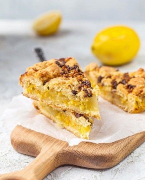 Лимонно-яблочный пирог