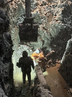 Большая коммунальная авария оставила без воды пять сёл в Долинском районе