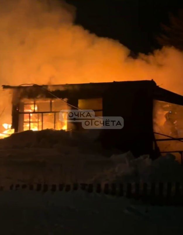 Серьёзный пожар в селе Вал в Ногликском районе лишил имущества пять семей