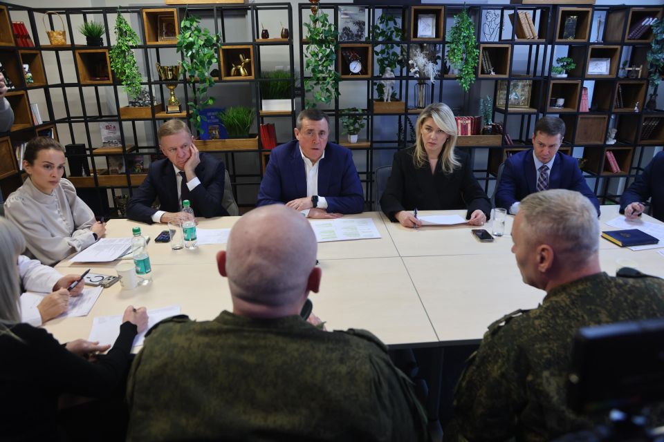 Валерий Лимаренко провел личный прием участников СВО и членов их семей