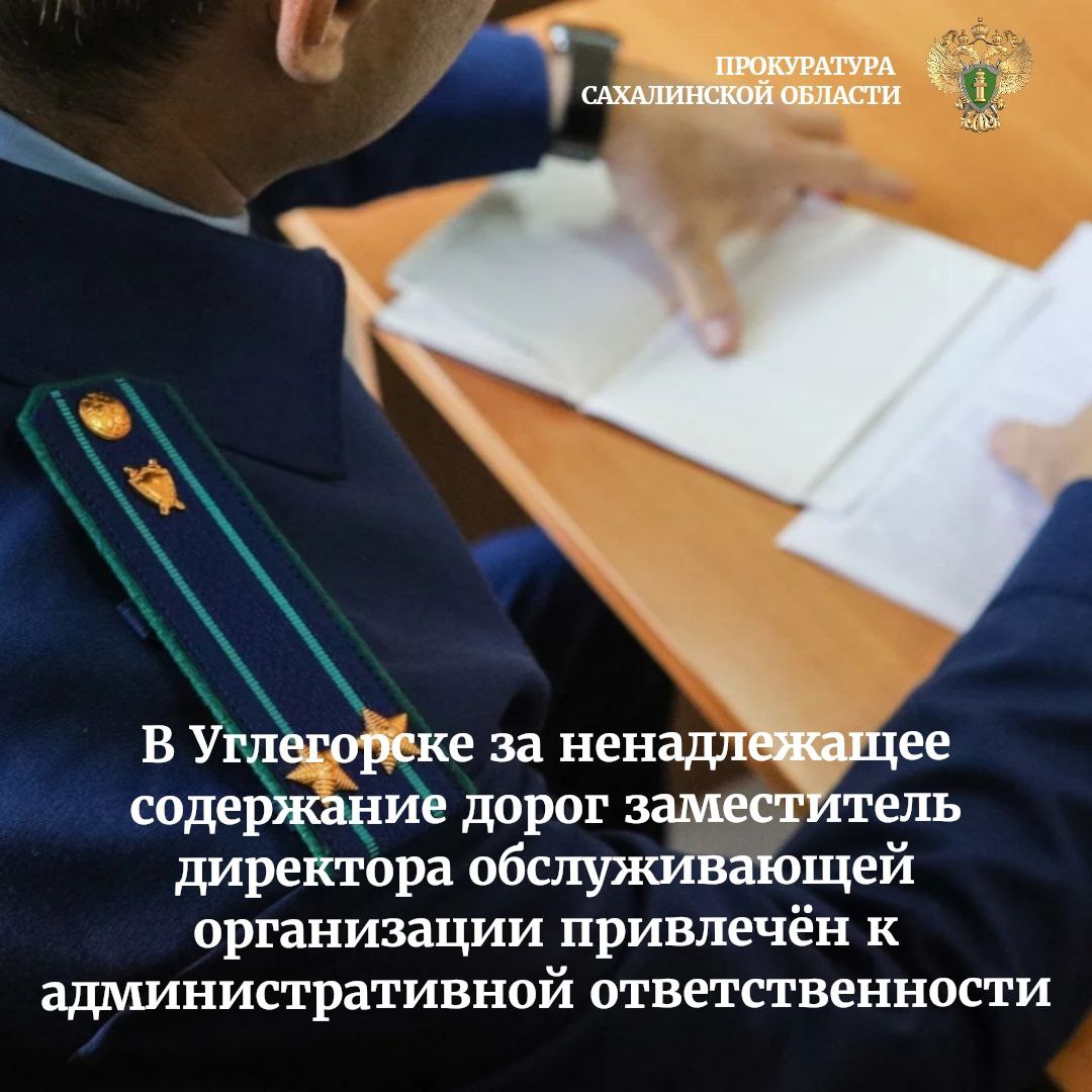 Углегорской городской прокуратурой проведена проверка своевременности и качества уборки снега на территории района