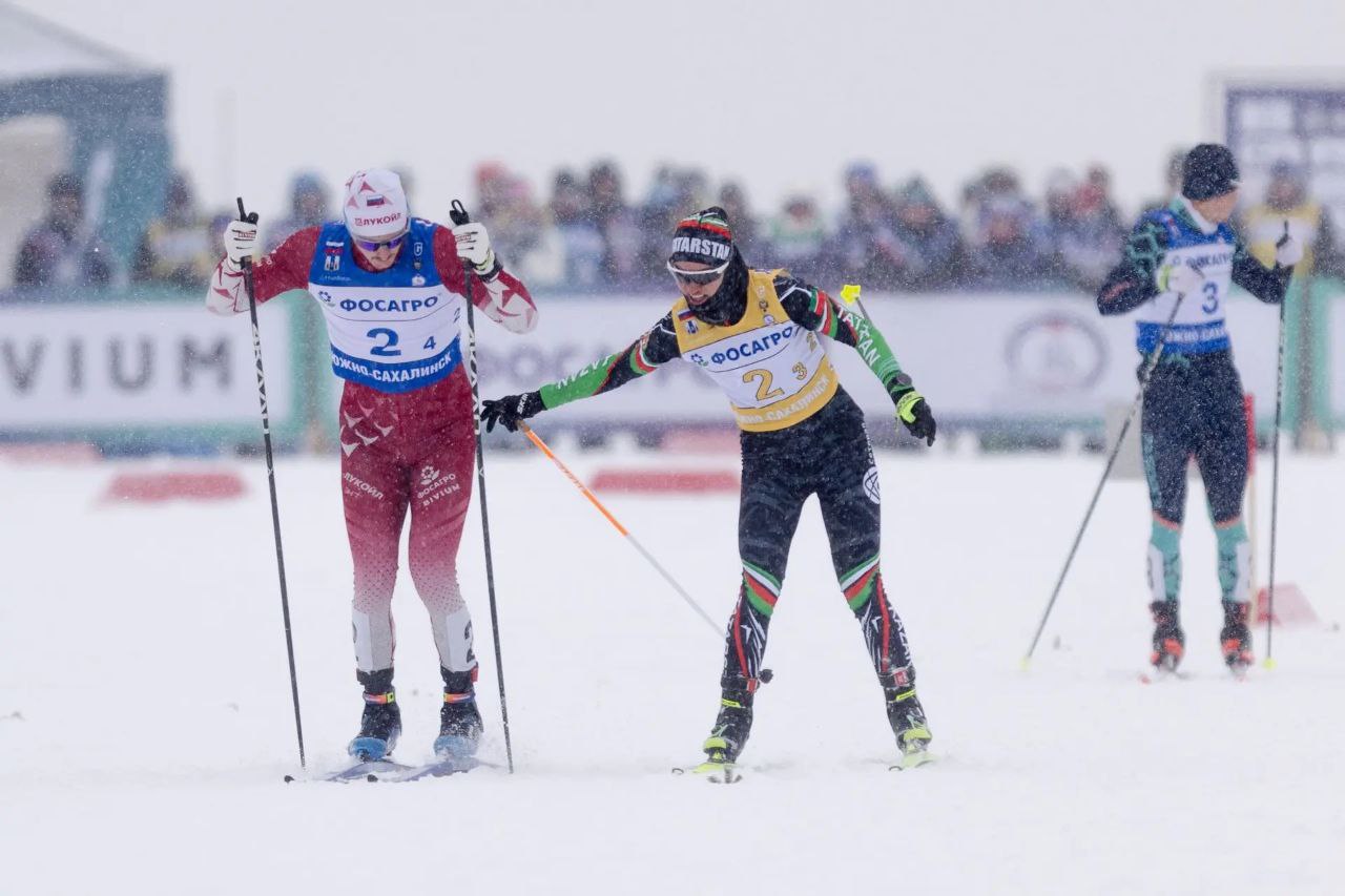 Золотые медали смешанной эстафеты выиграли лыжники команды Татарстан-1 Золотые медали смешанной эстафеты выиграли лыжники команды Татарстан-1