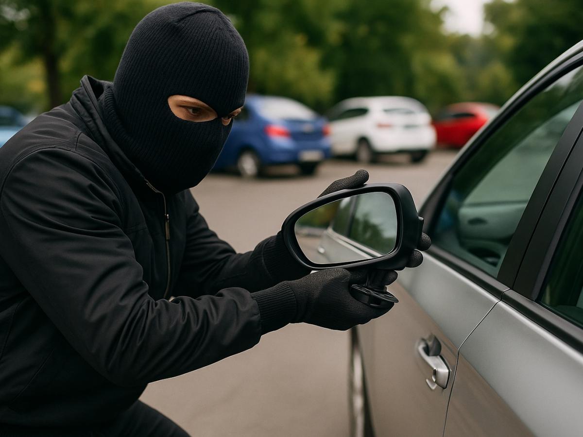 В областном центре полицейские раскрыли кражу детали с автомобиля