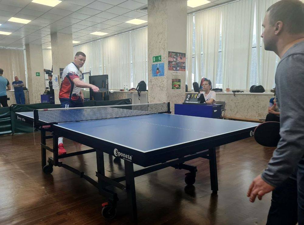 Думская команда на II месте в состязаниях по настольному теннису Думская команда на II месте в состязаниях по настольному теннису