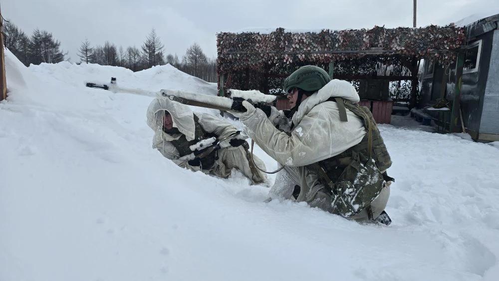 На Троицком полигоне проходят занятия на новом тактическом поле На Троицком полигоне проходят занятия на новом тактическом поле