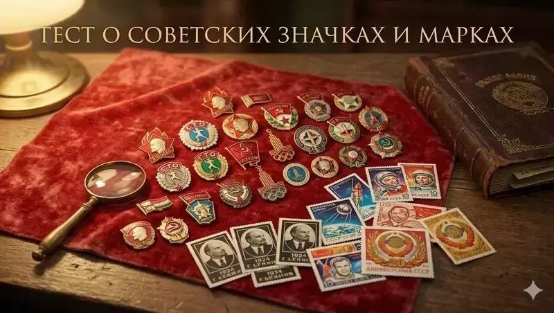 Ностальгический тест: что носили на груди в СССР?