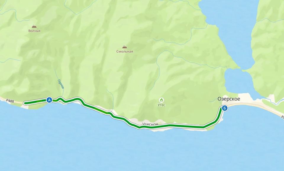 На трассе Корсаков-Новиково реконструируют участок до Озёрского