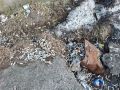 «А кто это сделал?!»: в Курильске ищут виновных в появлении кучи окурков возле административного здания