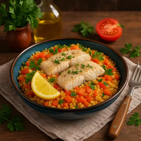 Сочная рыба с булгуром: идеальное блюдо для семейного ужина