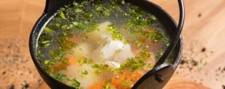 Наслаждение Востока: рыбная шорба с домашней лапшой и шафраном