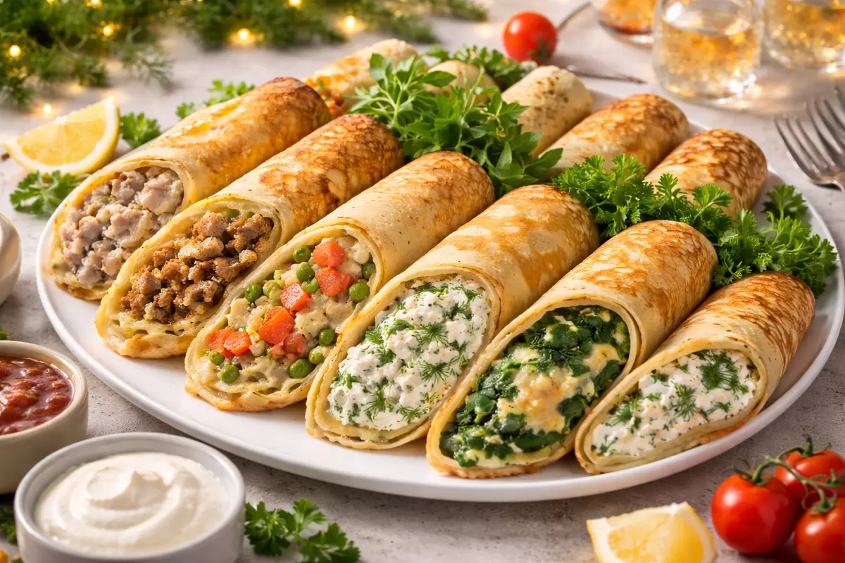 Непревзойдённые несладкие начинки для блинов: замените ужин с удовольствием