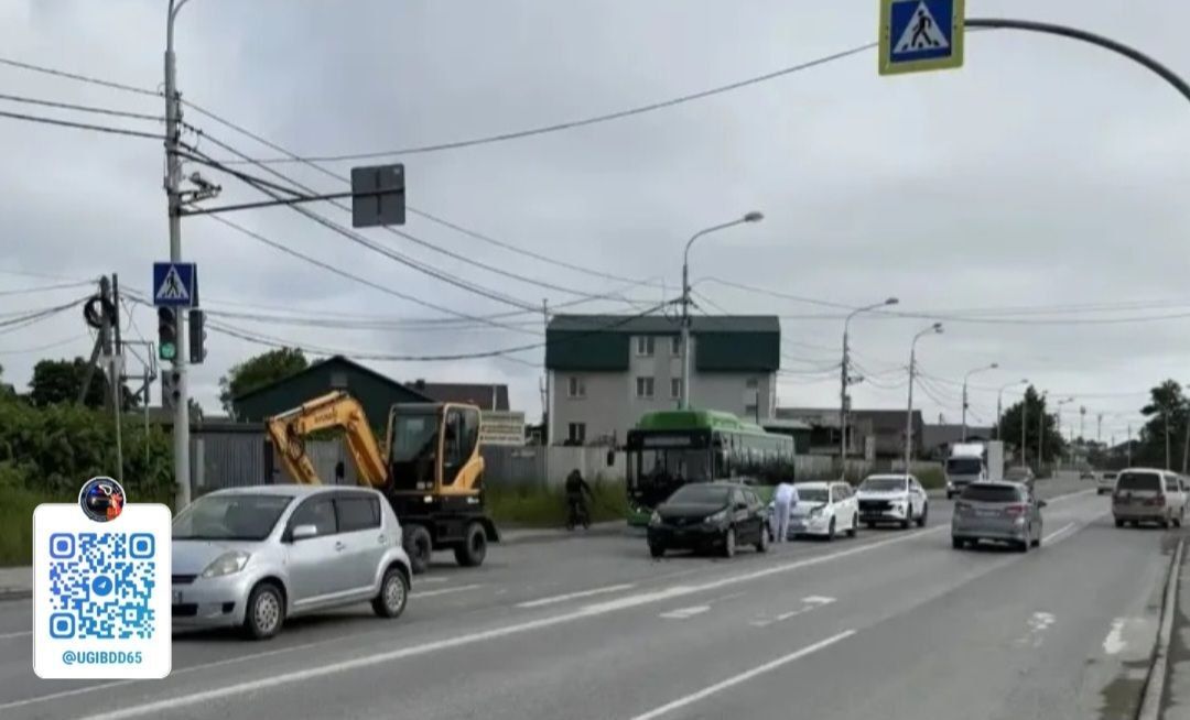 ДТП в городе Южно-Сахалинске