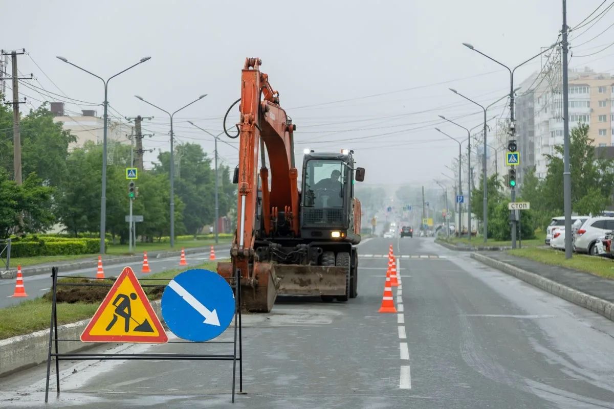 Стартовал второй этап ремонта улицы Комсомольской Стартовал второй этап ремонта улицы Комсомольской