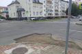 На перекрестке Чехова и Курильской в Южно-Сахалинске вовремя не восстановили асфальт