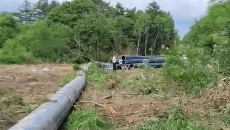 Капремонт водовода в Корсаковском районе выполнили более чем на 60%