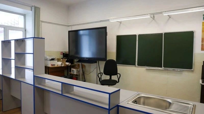 В школе № 14 Южно-Сахалинска обновляют учебные пространства В школе № 14 Южно-Сахалинска обновляют учебные пространства