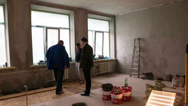 В школе № 14 Южно-Сахалинска обновляют учебные пространства В школе № 14 Южно-Сахалинска обновляют учебные пространства