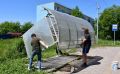 В Поронайске старые остановки уступают место новым павильонам