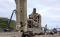 Старый целлюлозно-бумажный завод в Холмске снесли