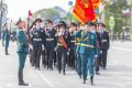 Копии боевых знамен войсковых частей и соединений, освобождавших Сахалин, пронесли в день Победы над Японией и 81 годовщину окончания Второй мировой войны в Южно-Сахалинске