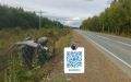 Пьяный водитель без прав улетел в кювет на внедорожнике