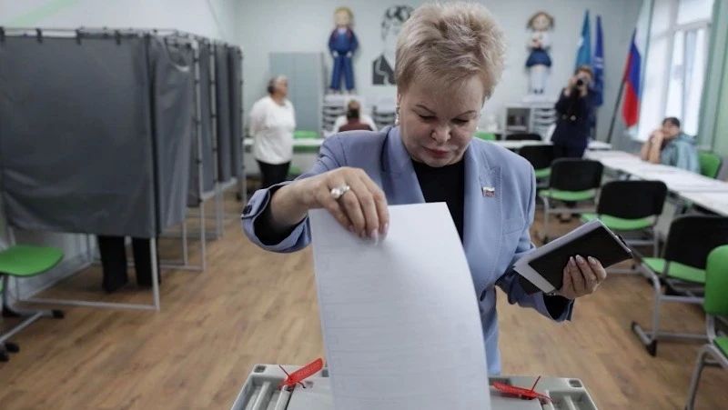 Елена Касьянова проголосовала на выборах депутатов Государственной Думы